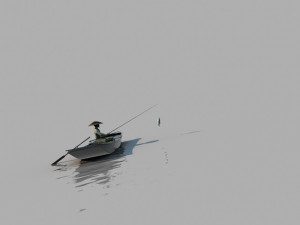 dragon boat Modèle 3D