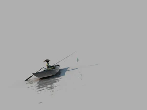 dragon boat 3D Model