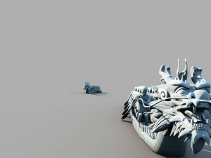 dragon boat 3D Model