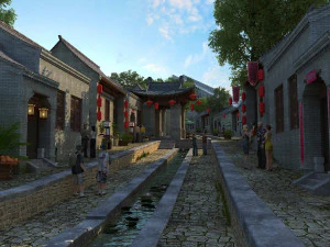 città antica Modello 3D