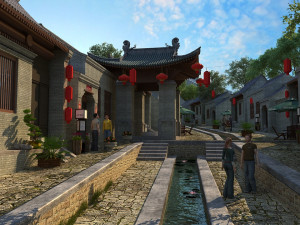 ancient city Model 3D