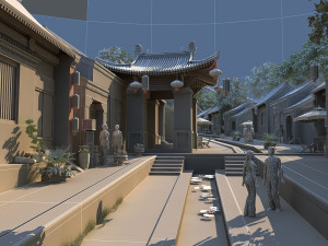 ancient city Model 3D