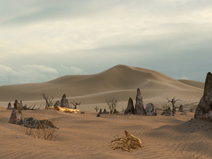 desert 3D 模型