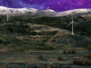 wind power station Model 3D
