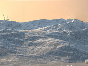 wind power station 3D Model
