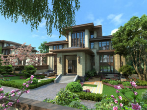 villa Model 3D