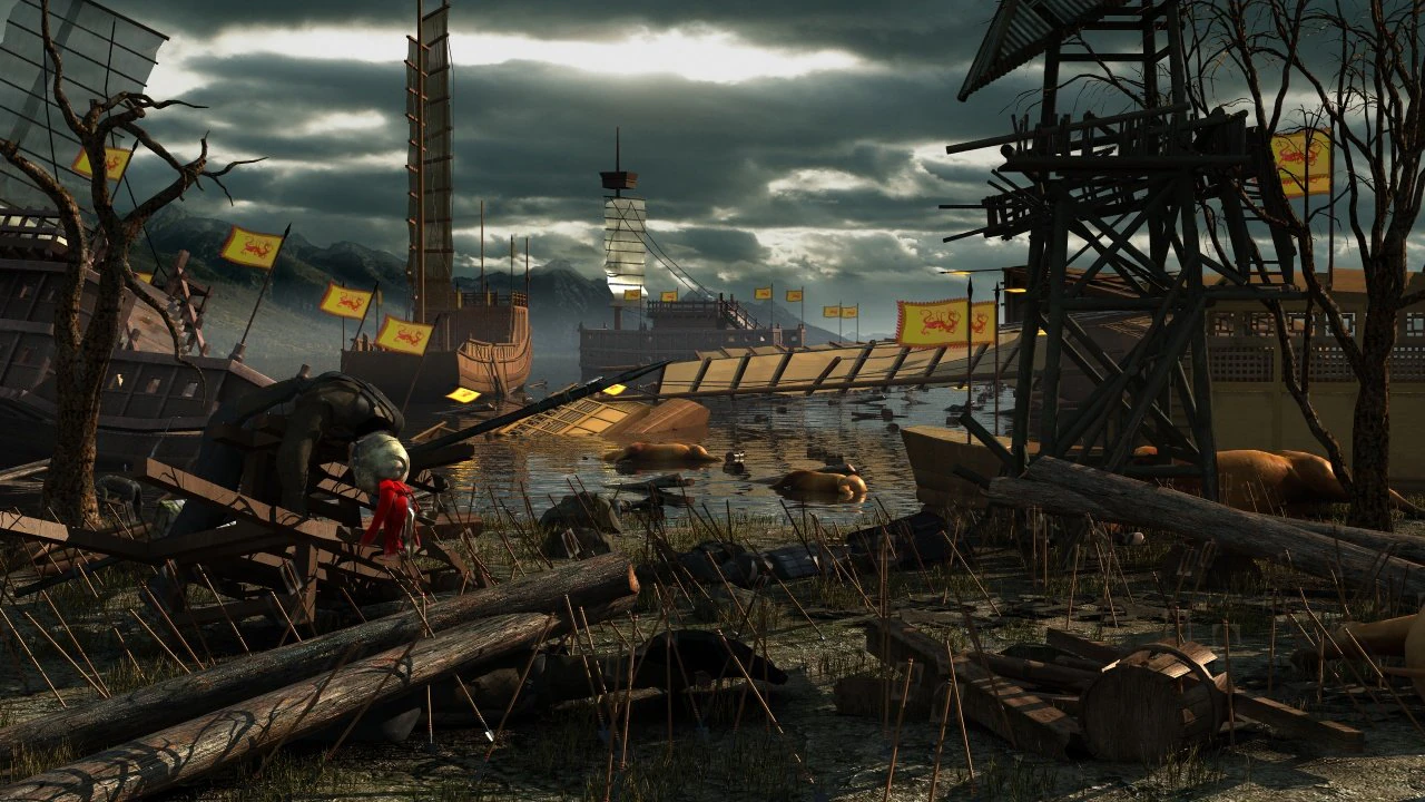 war scene 3D Model .c4d .max .obj .3ds .fbx .stl .blend 