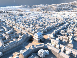 city building 3D 模型