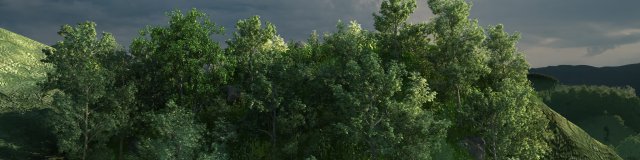mountain forest 3D Model .c4d .max .obj .3ds .fbx .stl .blend 