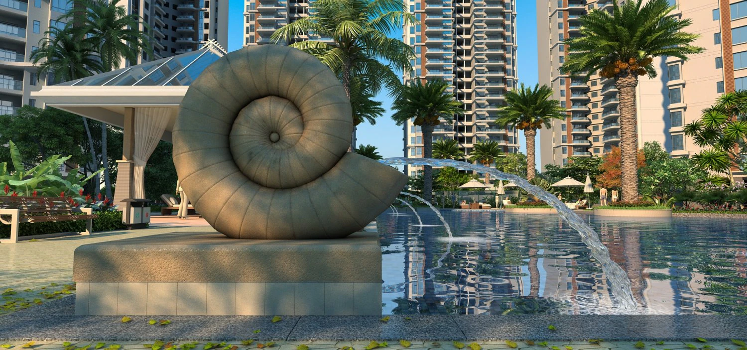 fountain 3D Model .c4d .max .obj .3ds .fbx .stl .blend 