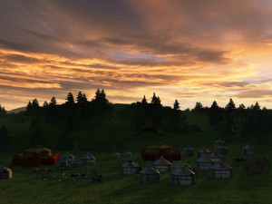mongolian grassland Modello 3D