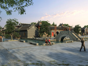 chenghuang temple 3D Model