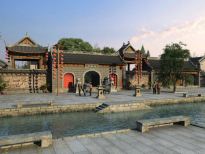 chenghuang temple Model 3D