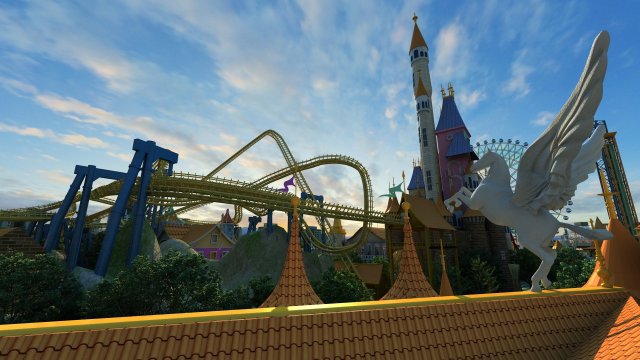 amusement park 3D Modell .c4d .max .obj .3ds .fbx .stl .blend