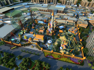 amusement park 3D Modell