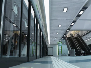 stacja metra Model 3D