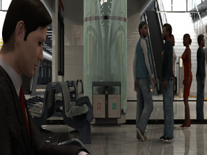subway station 3D Model