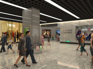subway station Modèle 3D