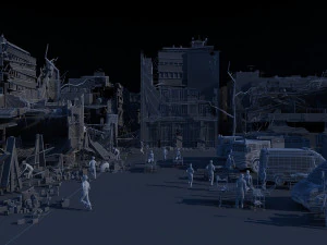 earthquake 3D Model