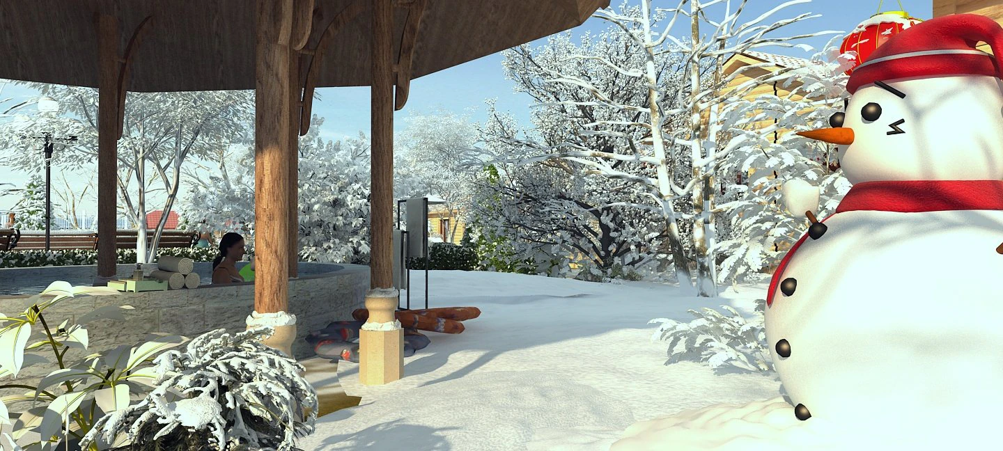 winter 3D Model .c4d .max .obj .3ds .fbx .stl .blend