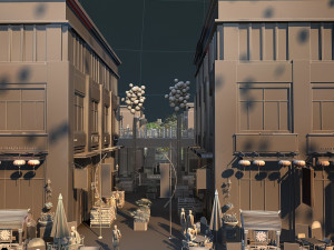 city building 3D-Modell