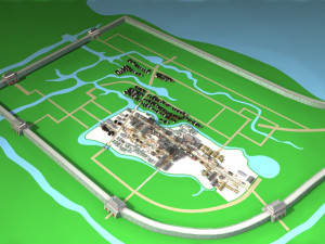 ancient city 3Dモデル