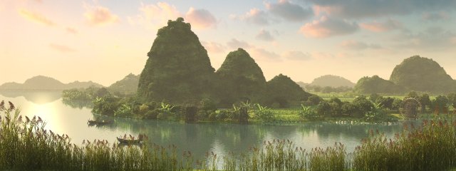 guilin scenery 3Dモデル .c4d .max .obj .3ds .fbx .stl .blend 