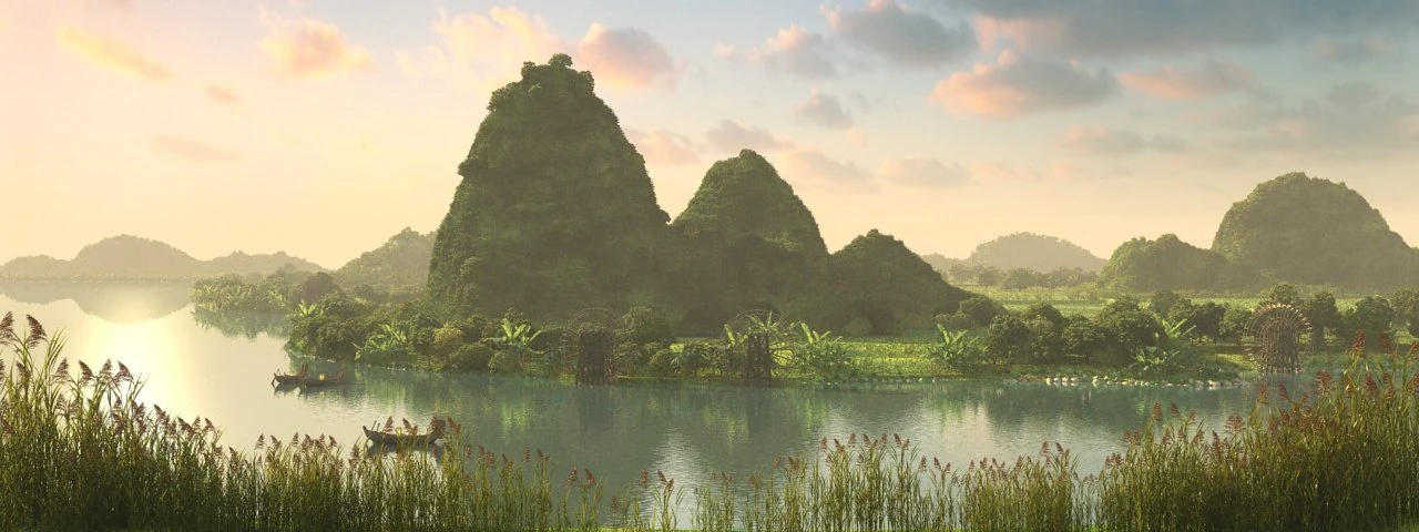 guilin scenery 3D Model .c4d .max .obj .3ds .fbx .stl .blend