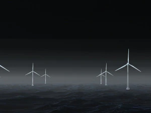 wind power station 3D Model