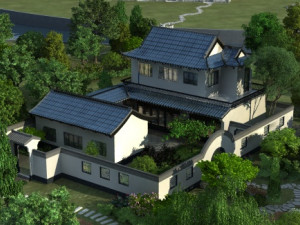 villa 3Dモデル