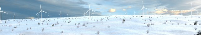 wind power station 3D Модель .c4d .max .obj .3ds .fbx .stl .blend 