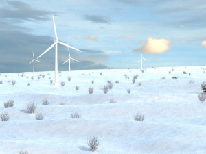 wind power station Modelo 3D