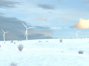 wind power station 3D Model