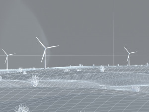 wind power station 3D Модель