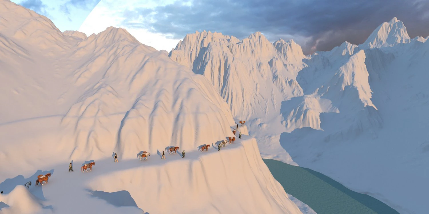 tiger leaping gorge 3D Model .c4d .max .obj .3ds .fbx .stl .blend 