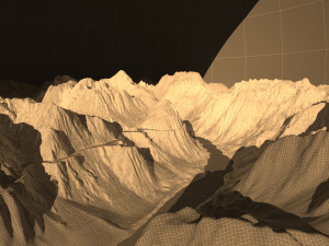 tiger leaping gorge Modèle 3D