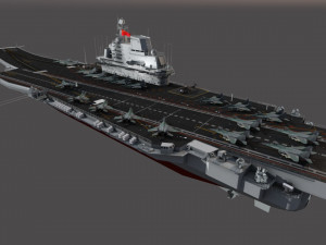 aircraft carrier Modelo 3D