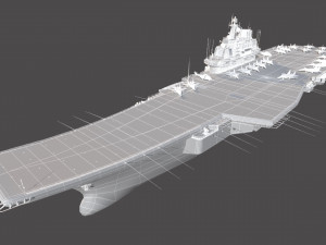 aircraft carrier Modelo 3D