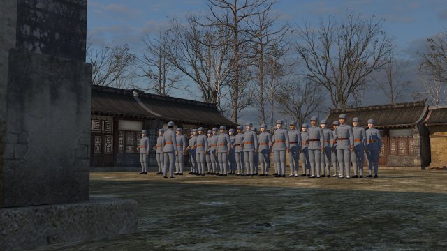 eighth route army 3D Model .c4d .max .obj .3ds .fbx .stl .blend 