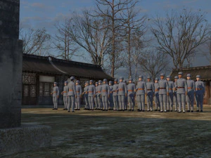 armia &oacute;smej trasy Model 3D