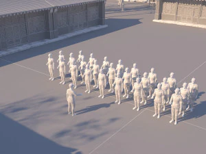 eighth route army 3D Model