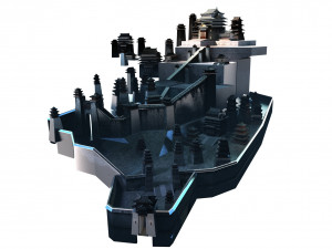 ancient palace 3D मॉडल