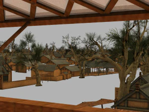 ancient painting architecture 3D Model