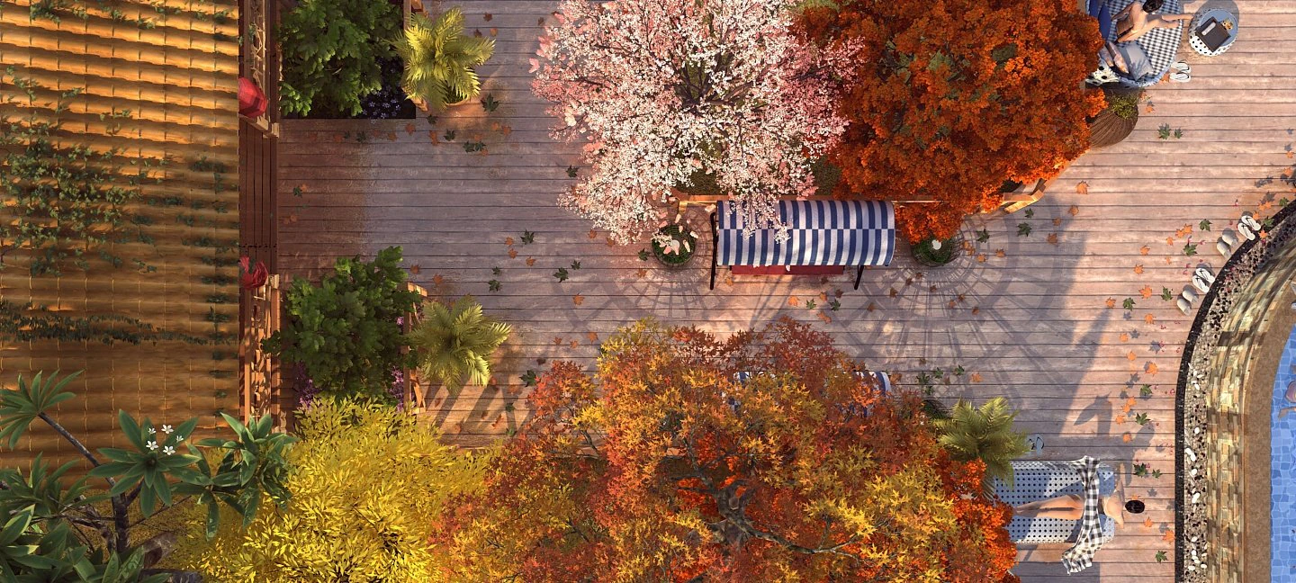 autumn 3D Model .c4d .max .obj .3ds .fbx .stl .blend 