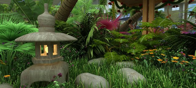 rainforest 3D Model .c4d .max .obj .3ds .fbx .stl .blend 