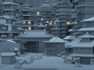 ancient architecture Modèle 3D