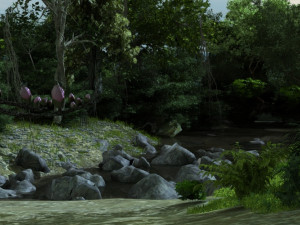 mountain forest Modelo 3D