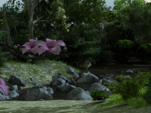 mountain forest 3D Модель