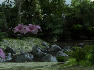 mountain forest 3D Model