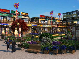 commercial street 3D Model